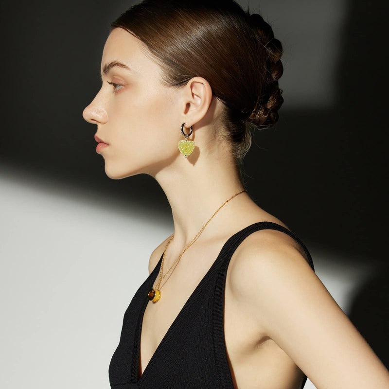 C.Paravano Hoop Earrings for Women | 925 Sterling Silver or 18K Gold Plated Hoop Earrings | Huggie Earrings for Women | Lightweight Hoops | Hypoallergenic Earring for Women EARRING_32 - BeesActive Australia