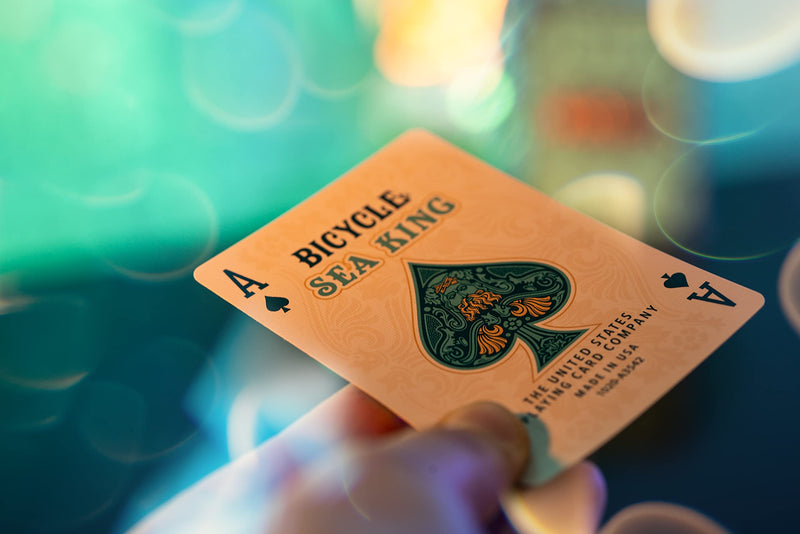 Bicycle Sea King Playing Cards Blue Bicycle Sea King - BeesActive Australia