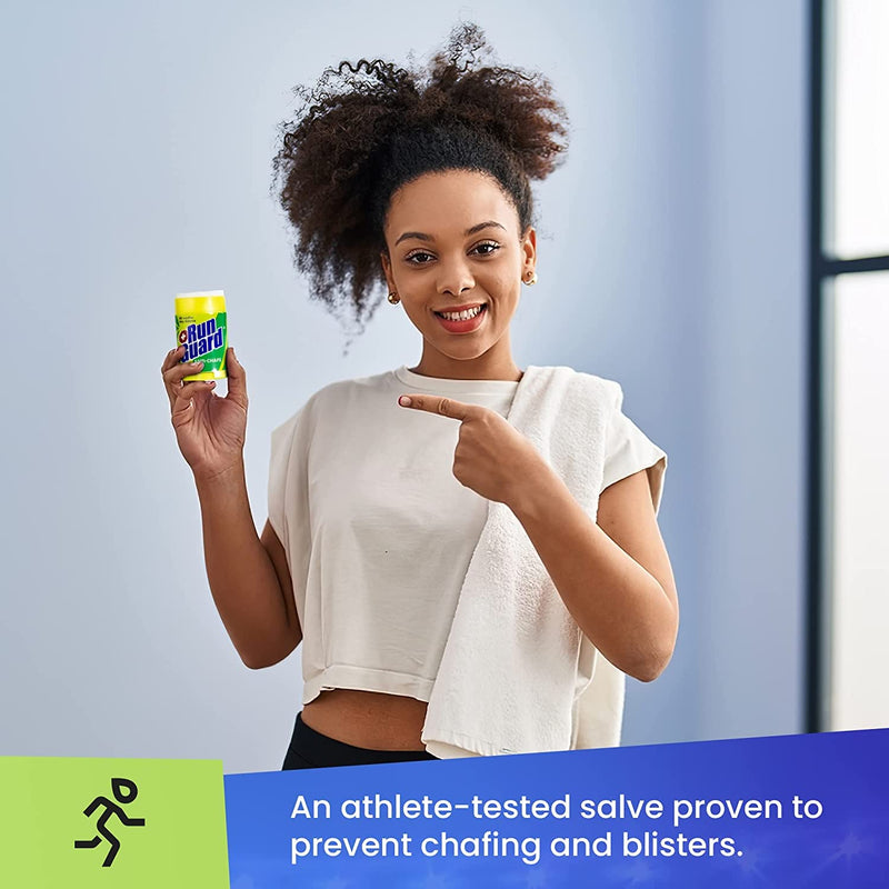 Run Guard Anti-Chafing Stick - Made with 100% Plant-Based Ingredients Plus Beeswax. Works for All Distance Runners from 5K Walks/Runs to 100 Mile Ultra Marathons (1.4oz Two Pack) - BeesActive Australia