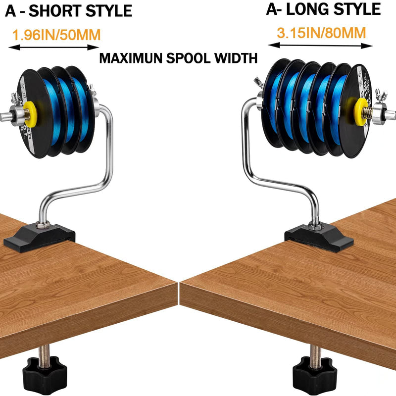 THKFISH Fishing Line Spooler Fishing Line Winder Spooler Fishing Accessories Adjustable Stable Portable Fishing Line Spooler/Fishing Line Remover B -Long- Line Spooler - BeesActive Australia