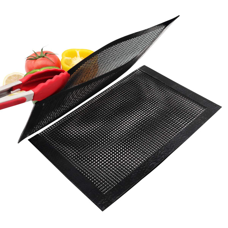 [AUSTRALIA] - Bluedrop Non Stick Mesh Bag For Grill PTFE Toaster Oven Bags Barbecue Pockets Sheets Pack of 2 