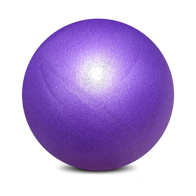XIECCX Mini Yoga Balls Exercise Pilates Ball Therapy Ball Balance Ball Bender Ball Barre Equipment 1PC for Home Stability Squishy Training PhysicalCore Training with Pump A-purple 6 Inch - BeesActive Australia