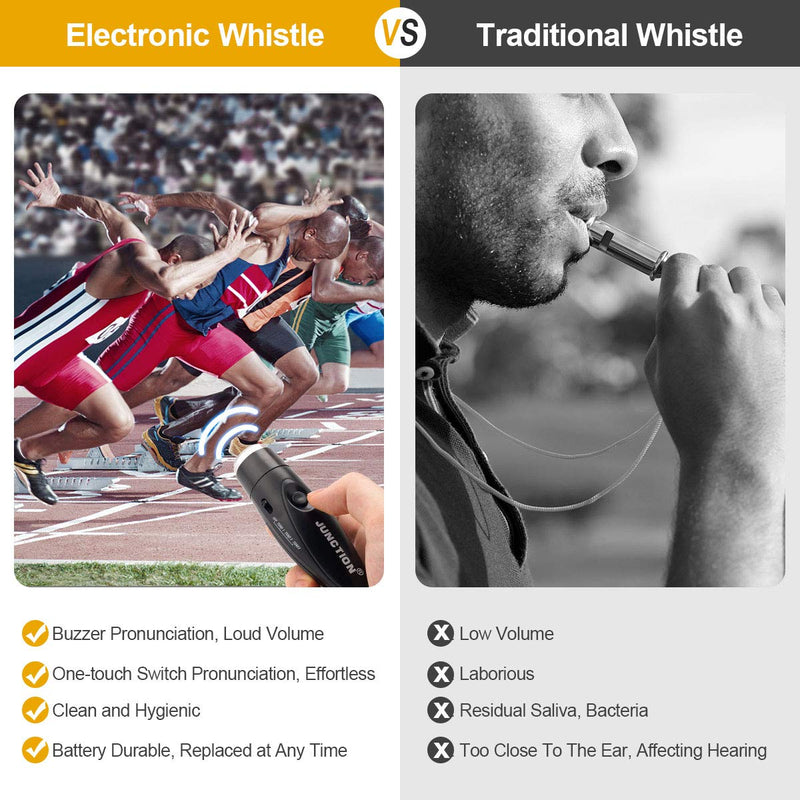 Electronic Whistle, 3 Pack Handheld Electronic Whistles Electric Whistle with Lanyard Three Tone Distinct High Volume Outdoor Sport Whistle for Coaches, Referees, P.E. Teacher - BeesActive Australia