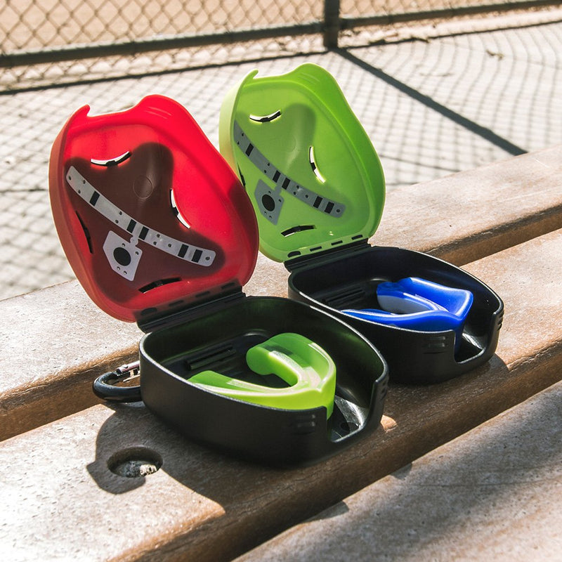 Shock Doctor Mouth Guard Case Black Chrome - BeesActive Australia
