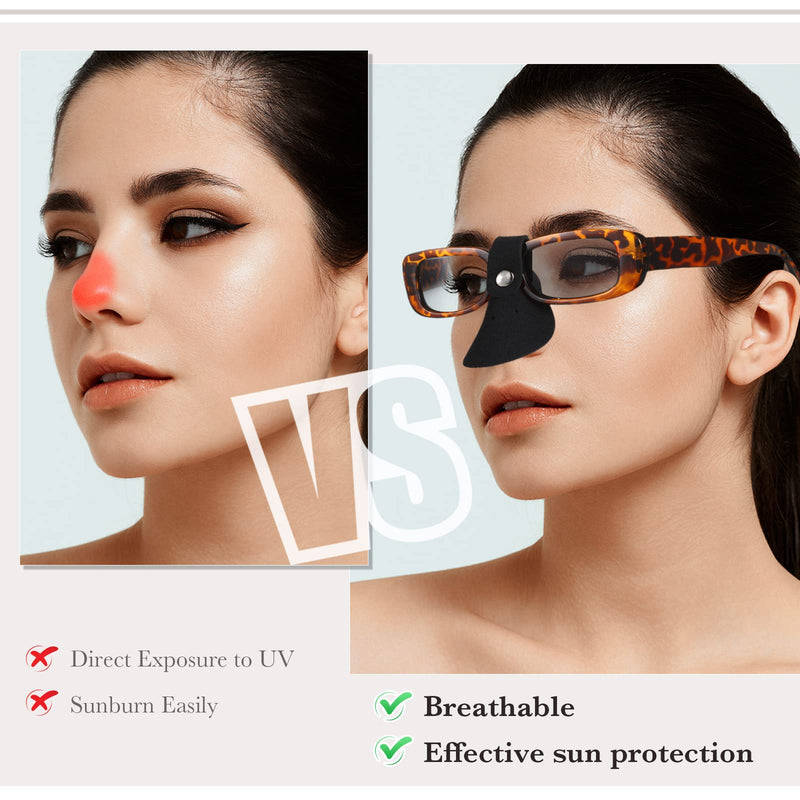 Charniol 8 Set Nose Sun Protection Nose Protector UV Nose Patch for Glasses Sunlight Men Women Sports, 3 Colors - BeesActive Australia