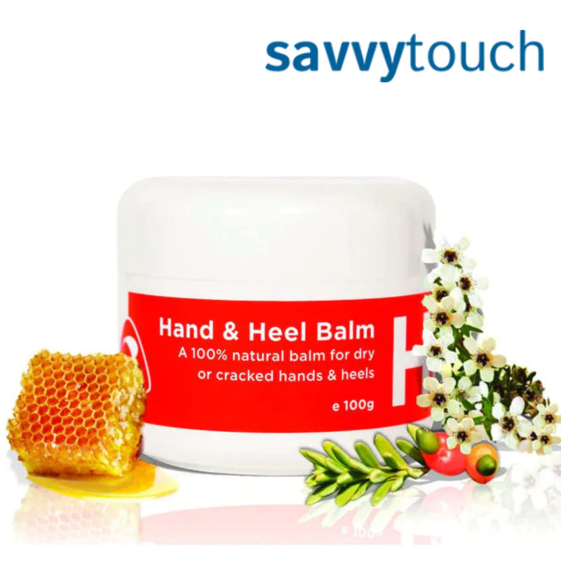 100ml Hand Heel and Foot Cream Balm for Dry Cracked Skin Treatment & Repair: 100% Natural Ingredients for Protection & Healing - BeesActive Australia