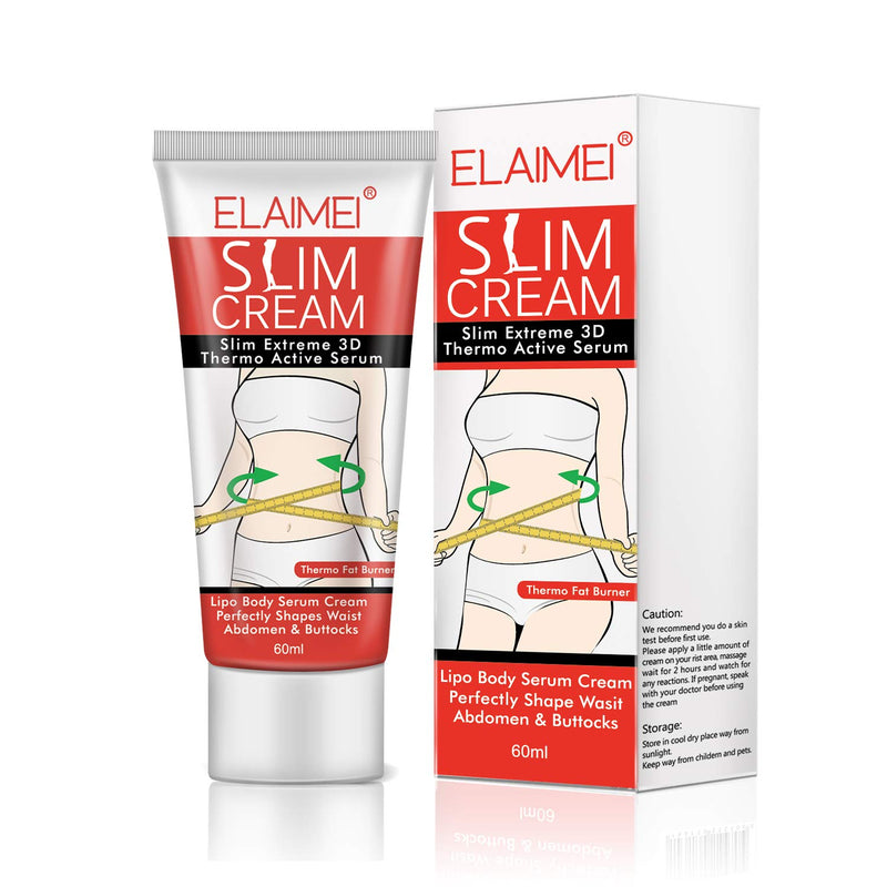 Slimming Cream,Hot Cream Cellulite Removal Cream Natural Slim Firming Body Cream, Anti Cellulite Slimming Fat Burner for Shaping Waist, Abdomen and Buttocks 69ml - BeesActive Australia