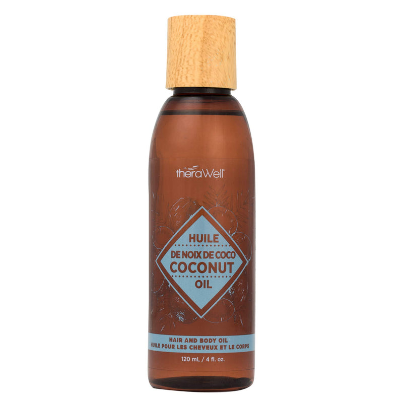 therawell Multi-Purpose Face & Body Oil, Coconut Oil, 4 oz (TW502) - BeesActive Australia