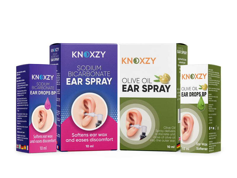 Knoxzy Sodium Bicarbonate Ear Spay, Ear Wax Remover for Clogged Ear Relief and Swimmer’s Ear – 10ml Pack of 1 - BeesActive Australia
