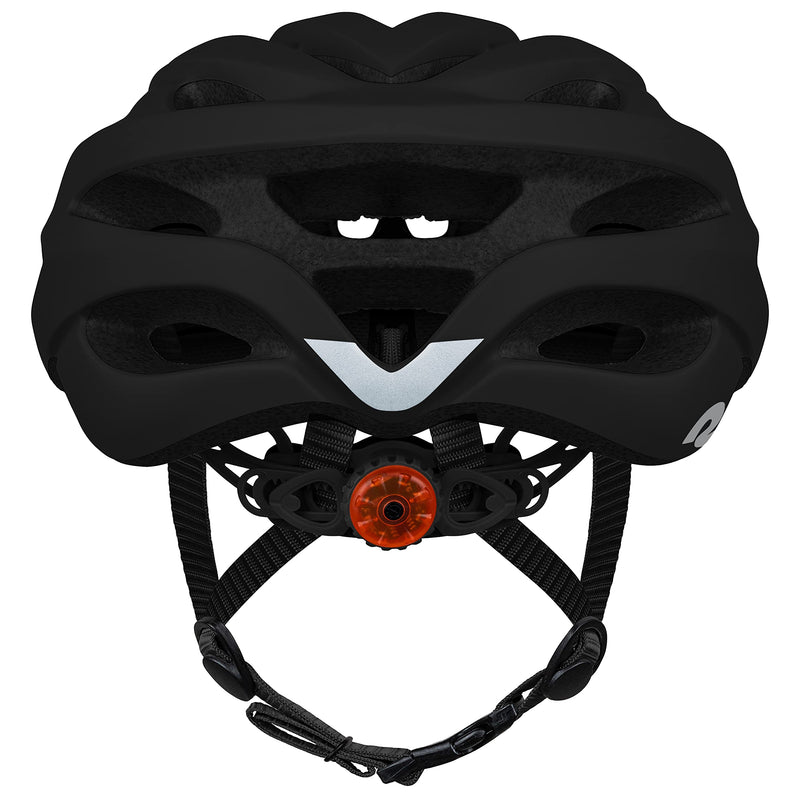 Retrospec Silas Adult Bike Helmet with Light for Men & Women - Lightweight, Comfortable, Matte Black - BeesActive Australia