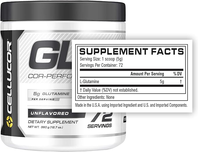 Cellucor Cor-Performance 72 Servings Glutamine Supplements, 360 grams Manufactured overseas - BeesActive Australia