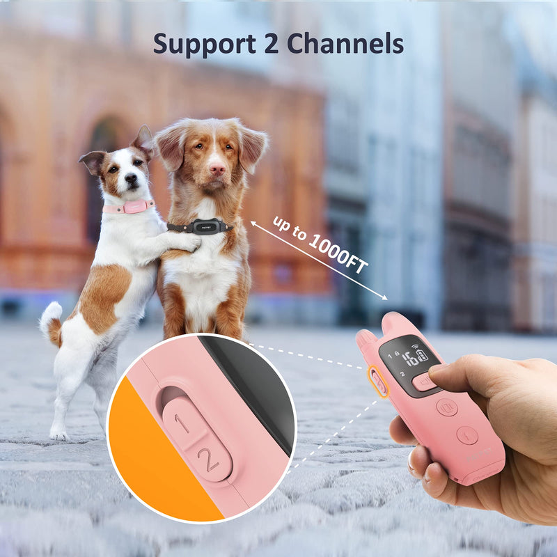Patpet Dog Training Collar with Remote - Shock Collar for Large DogPATPET Dog Training Collar Rechargeable Waterproof Shock Collars for Dogs with Remote 3 Training Modes, Beep, Vibration and 16 Static Levelss, IPX7 Waterproof Training Collar with Beep,... - BeesActive Australia