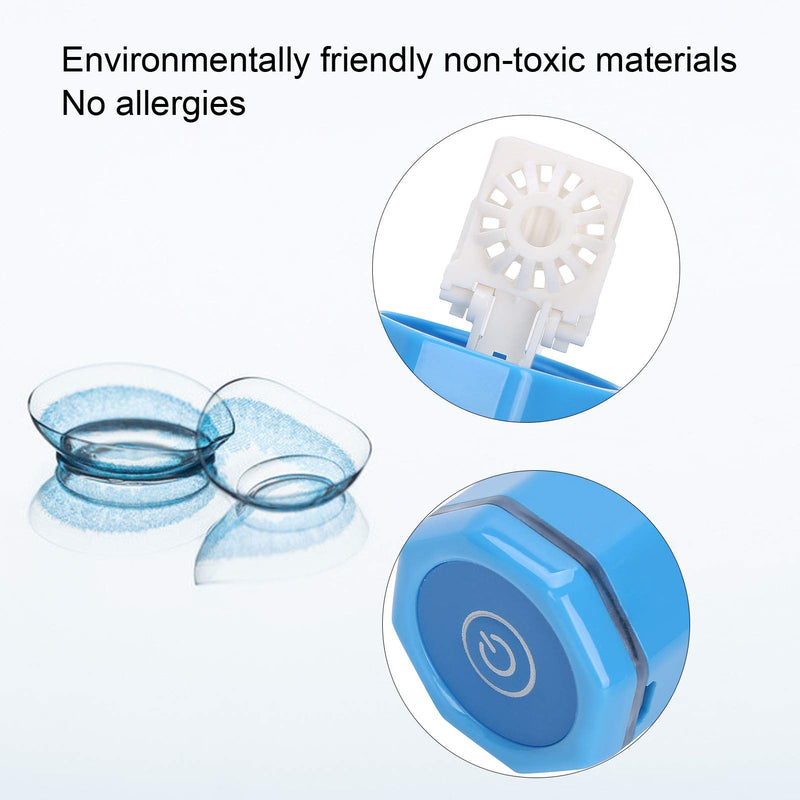 Contact Lens Washer, Ultrasonic Automatic Contact Lens Cleaner, Portable Contact Lenses Cleaning Tools(Blue) Blue - BeesActive Australia