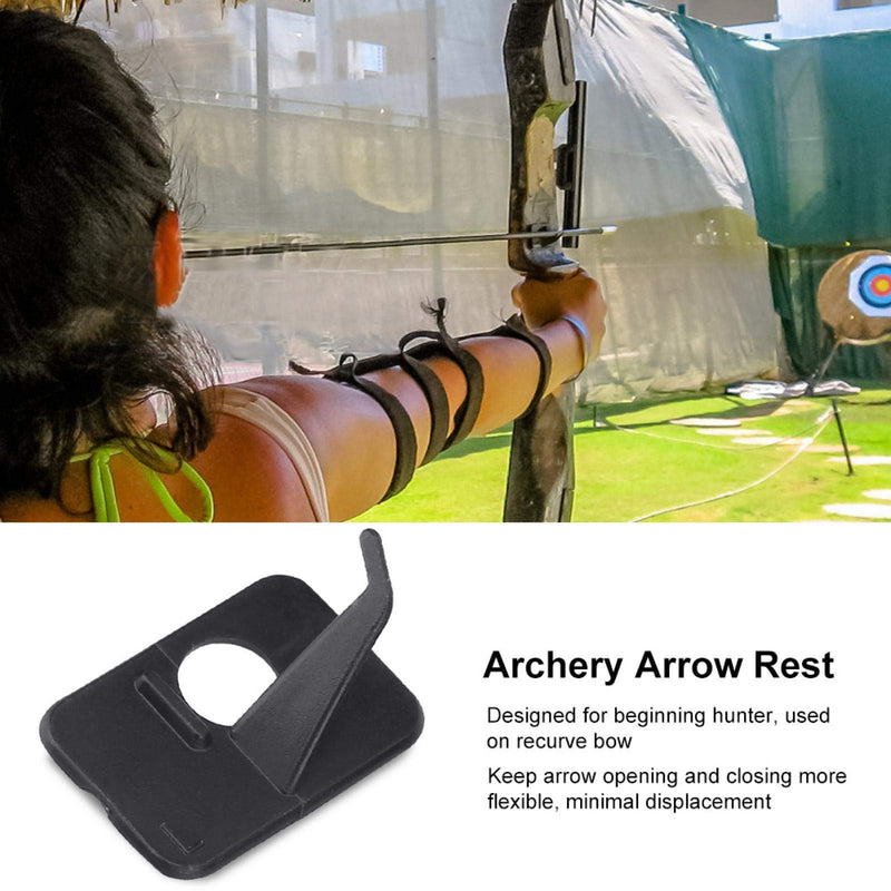 Alomejor 4 Sets Archery Arrow Rest Plastic Simple Bow Arrow Sticker Rest Left Hand Hunting Accessories - BeesActive Australia