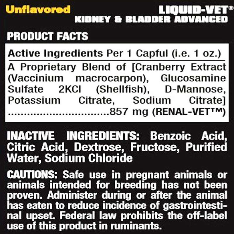 Liquid-Vet by COOL PET Holistics K9 Kidney & Bladder Advanced Formulas, Unflavored, 8 oz BOGO Trial Pack - BeesActive Australia