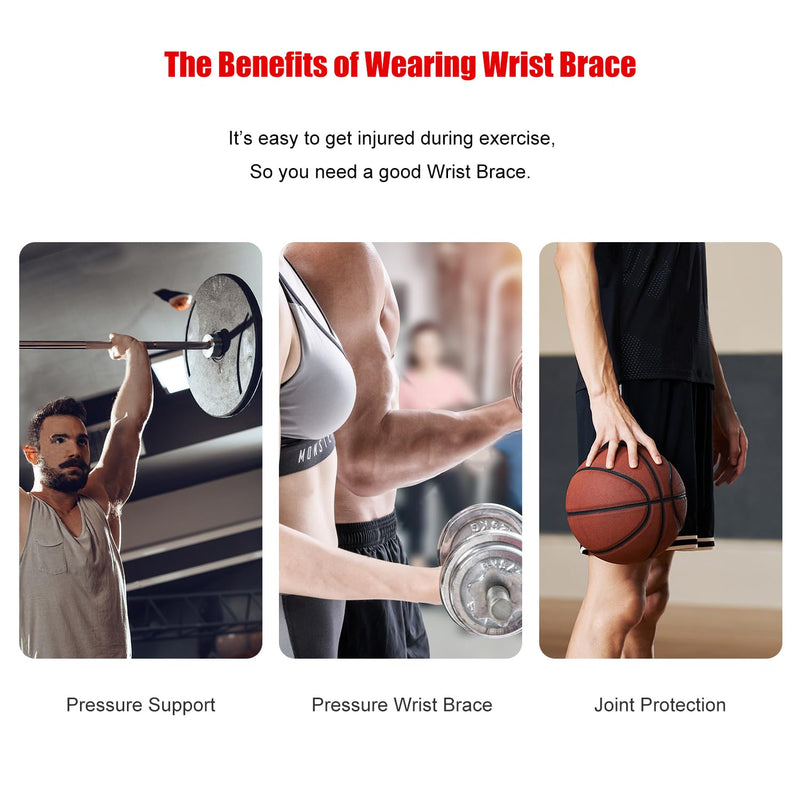 YUNYILAN Ultra Thin Wrist Brace and Thumb Arthritis Compression Strap Adjustable Sport Carpal Tunnel Support for Men and Women, Comfortable Carpal Tunnel for Thumb Wrist Relieve Pain (Left) Left - BeesActive Australia