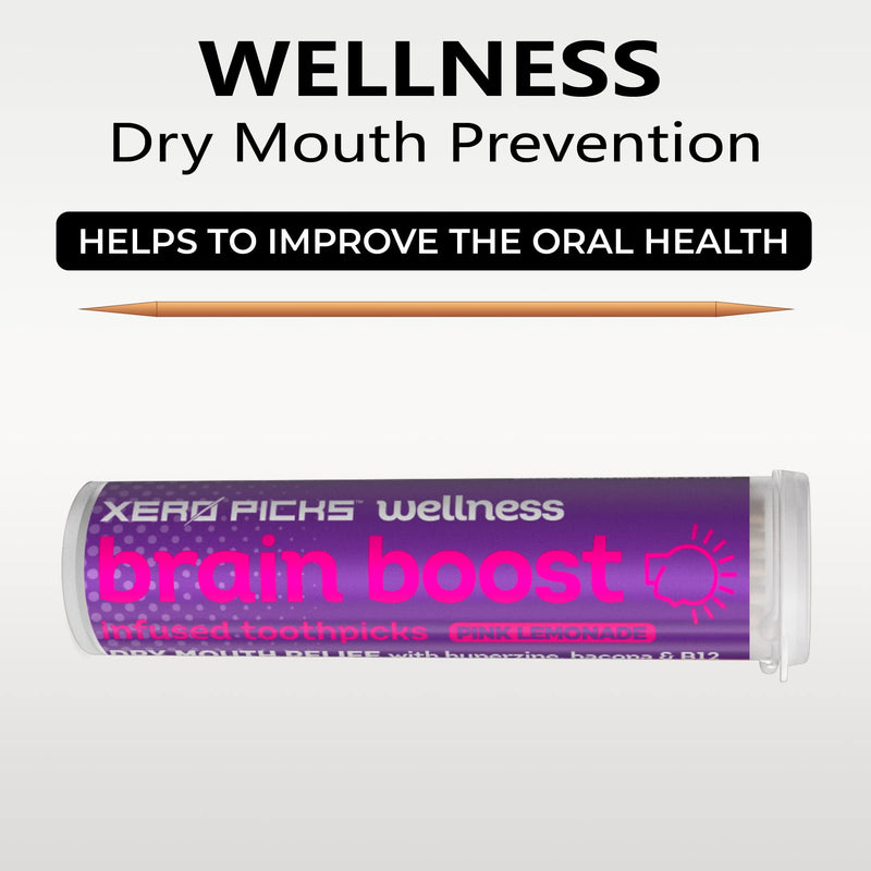 Xero Picks Infused Flavored Toothpicks for Long-Lasting Fresh Breath, Wellness & Dry Mouth Prevention (Pink Lemonade, 3 Pack) Pink Lemonade - BeesActive Australia