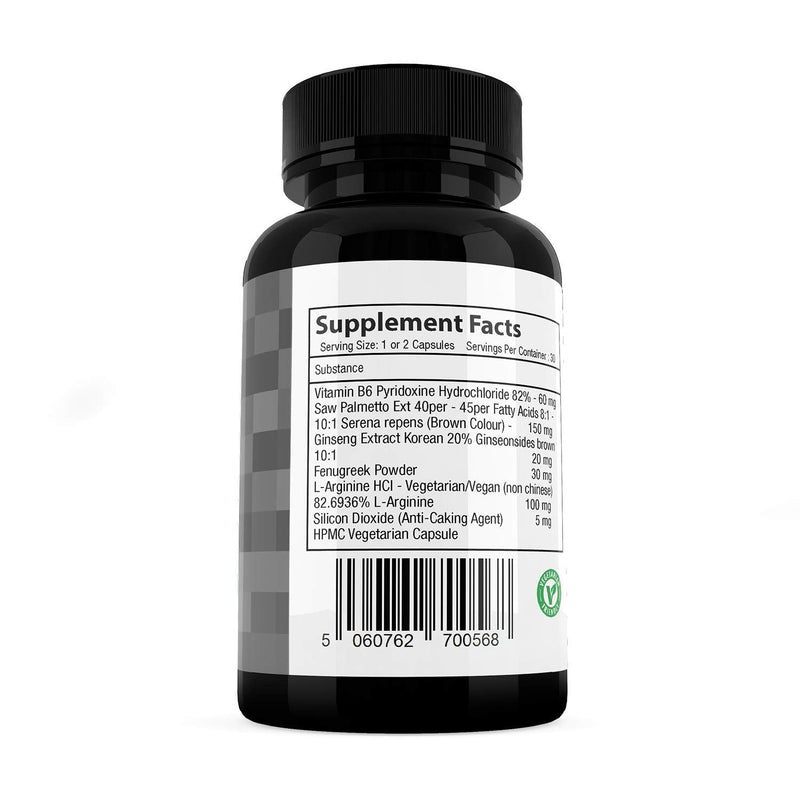 Truvalast Male Enhancement (60 Capsules) - Pills for Men - Vegan & Vegetarian Friendly - SUPPLEMENT PARADISE - BeesActive Australia
