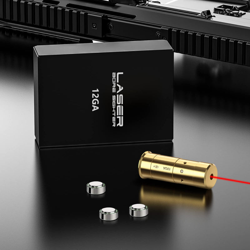 MidTen Bore Sight 12 Gauge Laser Red Dot Boresighter with Three of Batteries - BeesActive Australia
