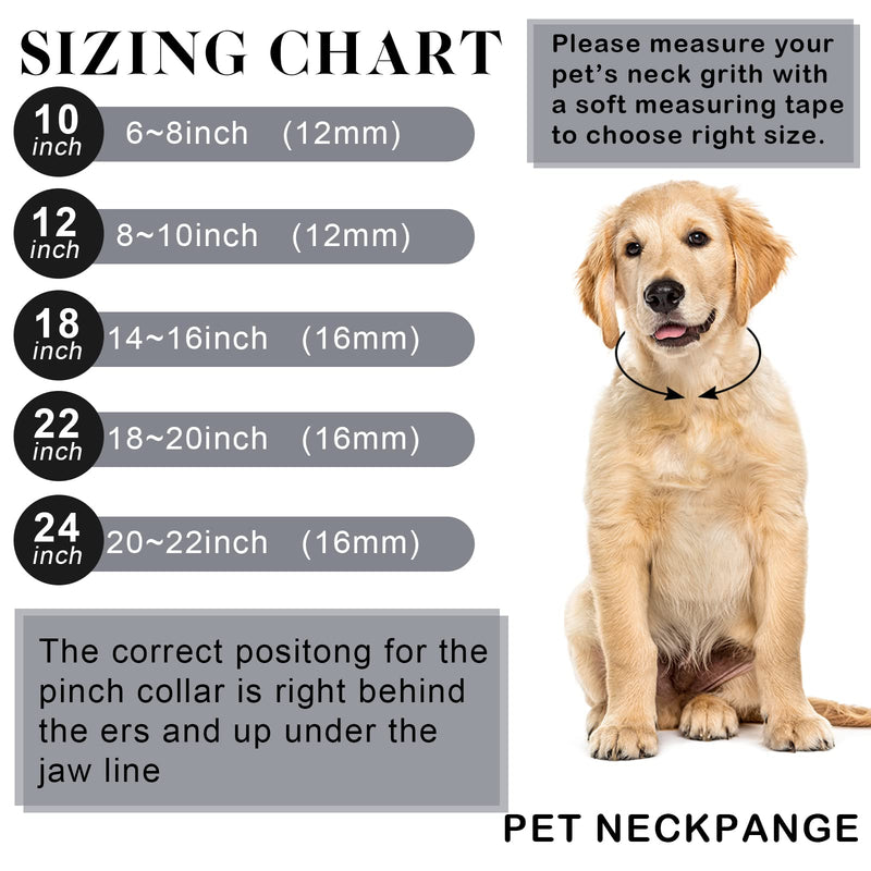 Gold Chain Dog Collar Cuban Link Dog Chain Metal Dog Chain Collars 12 mm Width Dog Cuban Link Collar for Small Medium Large Dogs 14 Inch - BeesActive Australia