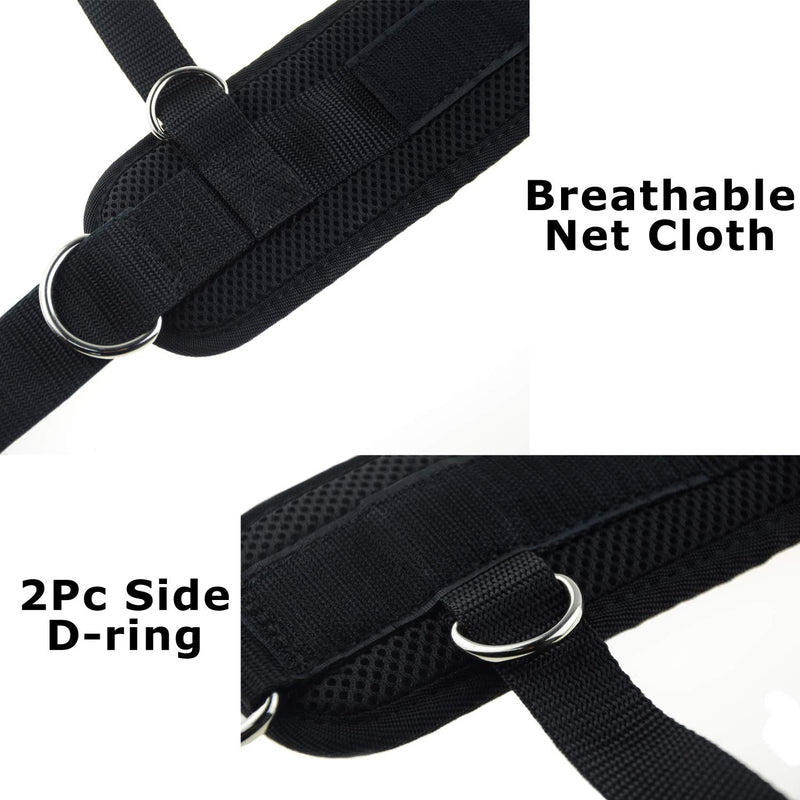 YCYU Upgrade Cable Machine Ankle Straps Fitness Cuffs for Men & Women, Neoprene Padded 4 D-Ring Heavy Duty Home Gym Cable Attachment for Glute Leg Butt Workout - BeesActive Australia