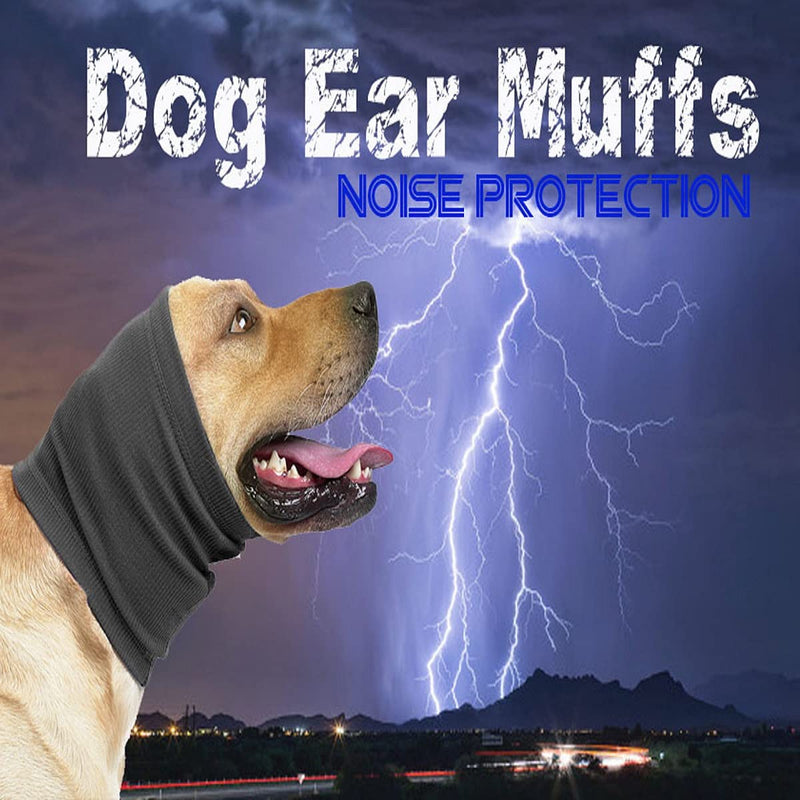 Quiet Ears for Dogs Hats Hoodies Dog's Ear Muffs Headband Noise Ear Protection for Dogs Small Grey1 - BeesActive Australia