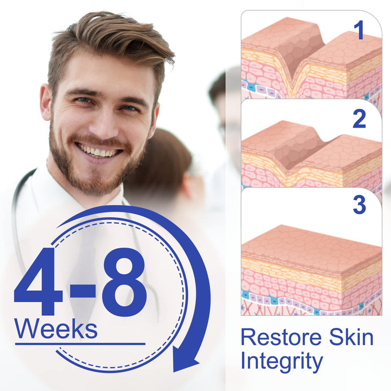Upgrade Silicone Scar Sheets, Clear Scar Tape | Silicone Scar Tape Roll | Silicone Scar Strips Reusable Effective Scar Removal Sheets for C-Section Surgery Scar Keloid Burn Acne (1.6" x 120", 3M) 1.6" x 120", 3M - BeesActive Australia