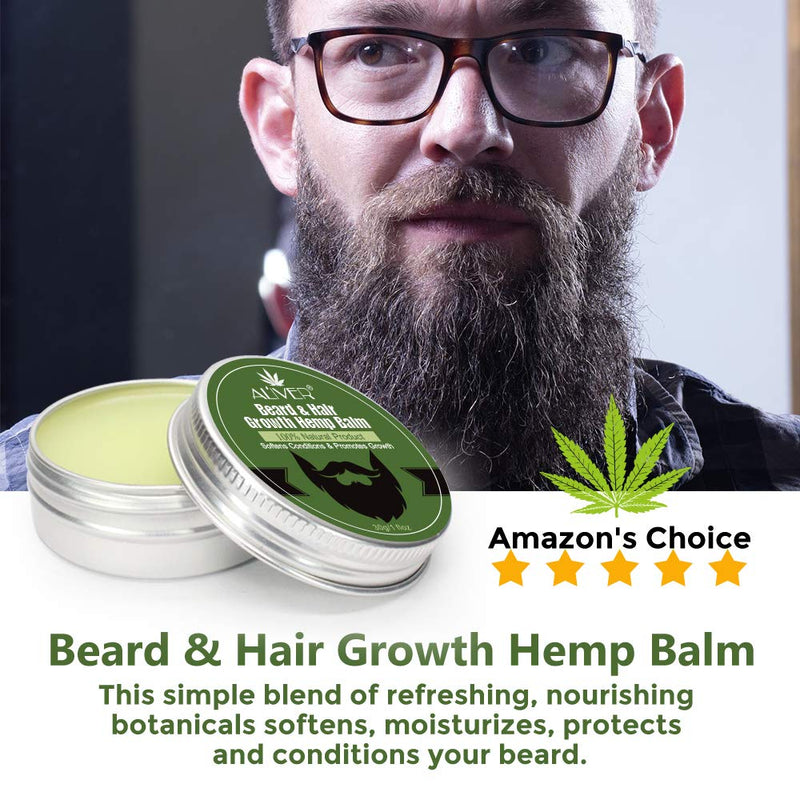 Beard Balm, Natural Beard Wax, Organic Unscented Beard Care Balm Leave-in Conditioner & Softener for Grooming & Styling - BeesActive Australia