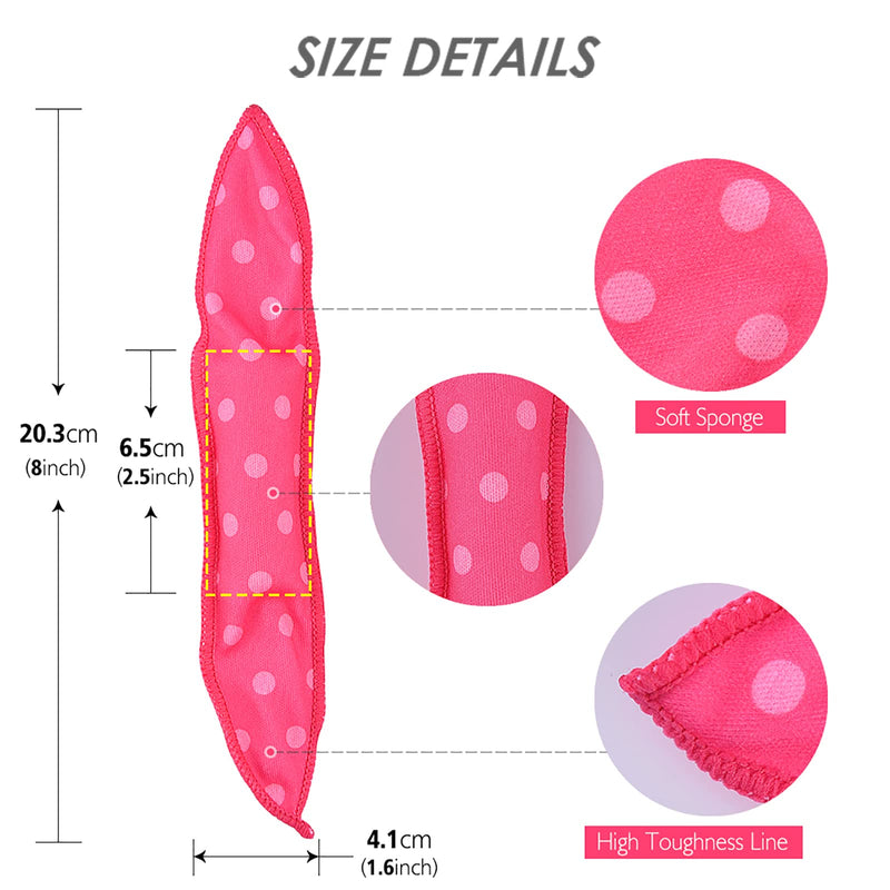 Heatless Hair Curlers Soft Sleep Foam Hair Rollers Pillow Sponge Rollers DIY Sponge Hair Styling Rollers Tools for Women Girls (10 Pack) - BeesActive Australia