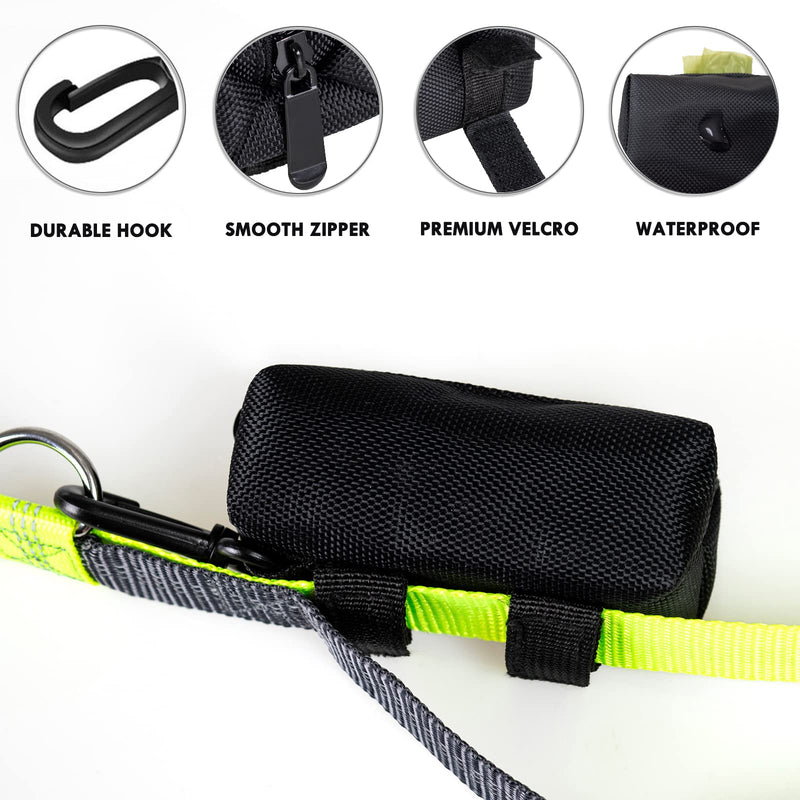 2 Pack Dog Poop Bag Holder, Poop Bag Holders for Leashes, CAKOVANO Pet Dog Waste Bag Dispenser Leash Attachment – Fits Any Dog Leash – Includes 2 Pack Poop Bag Dispenser & 4 Free Rolls of Poop Bags - BeesActive Australia