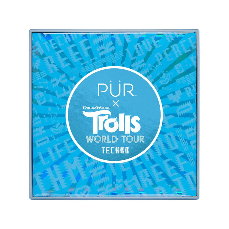 PÜR X TROLLS WORLD TOUR: Techno Travel-Sized Pressed Pigments Palette, 0.2 oz. - BeesActive Australia