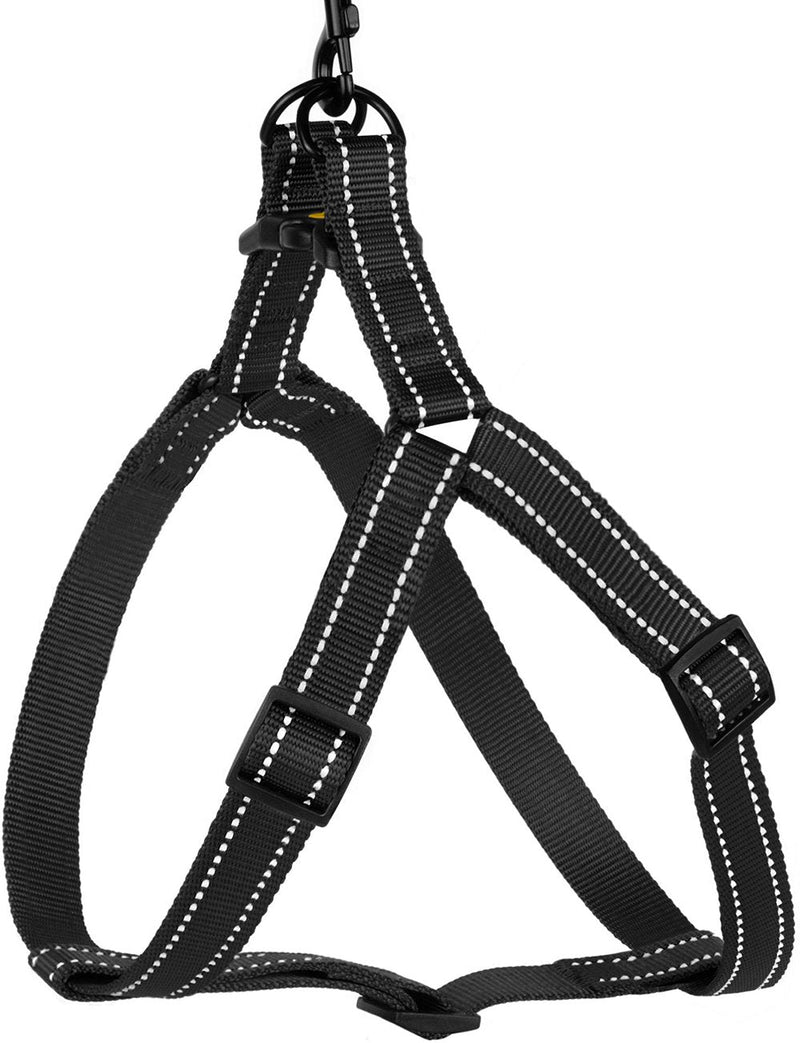 CollarDirect Reflective Dog Harness Step in Small Medium Large for Outdoor Walking, Comfort Adjustable Harnesses for Dogs Puppy Pink Black Red Purple Mint Green Orange Blue - BeesActive Australia