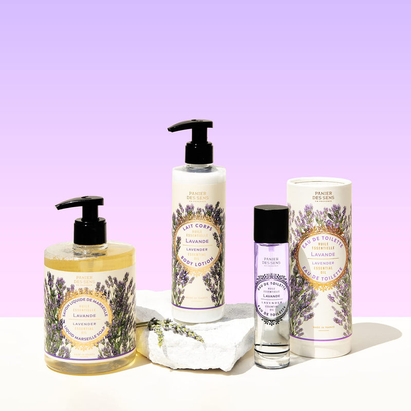 Panier des Sens - Marseille Liquid Hand Soap - Lavender Hand Wash - Moisturizing Soap with Coconut Oil - Bathroom & Kitchen Refillable Soap - 97% Natural Ingredients Made in France - 16.9 Fl.oz - BeesActive Australia