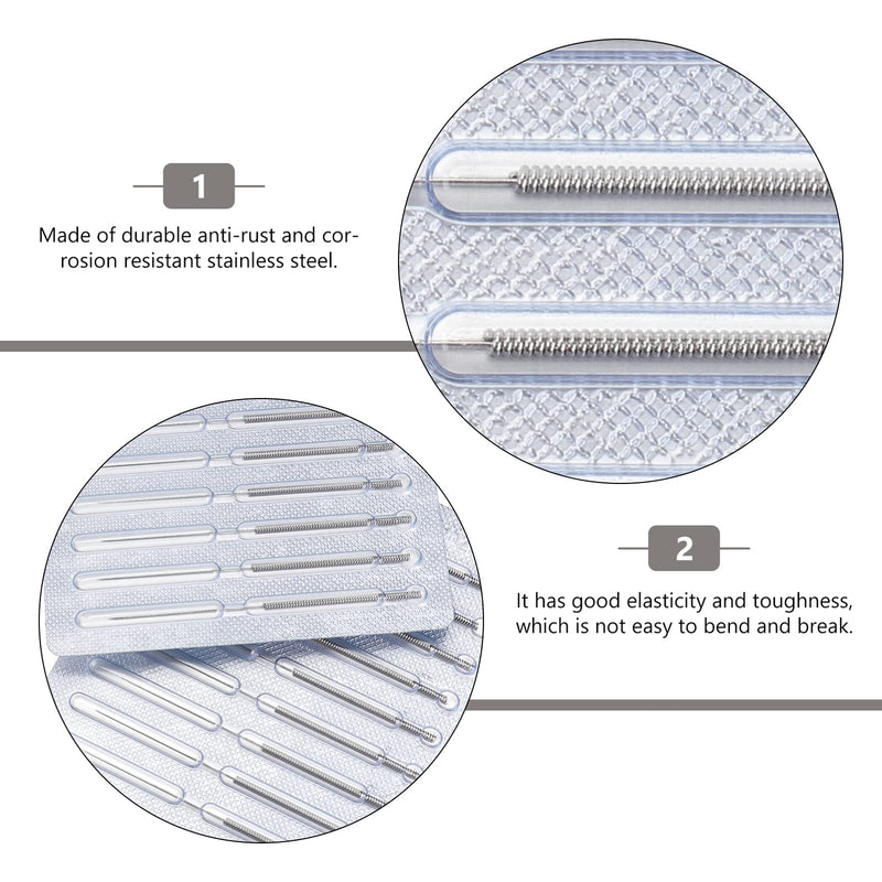 Artibetter 100PCS Acupuncture Pins Disposable Sterile Massage Pins for Muscle Relax Pain Relieving 4.1 Inch - BeesActive Australia