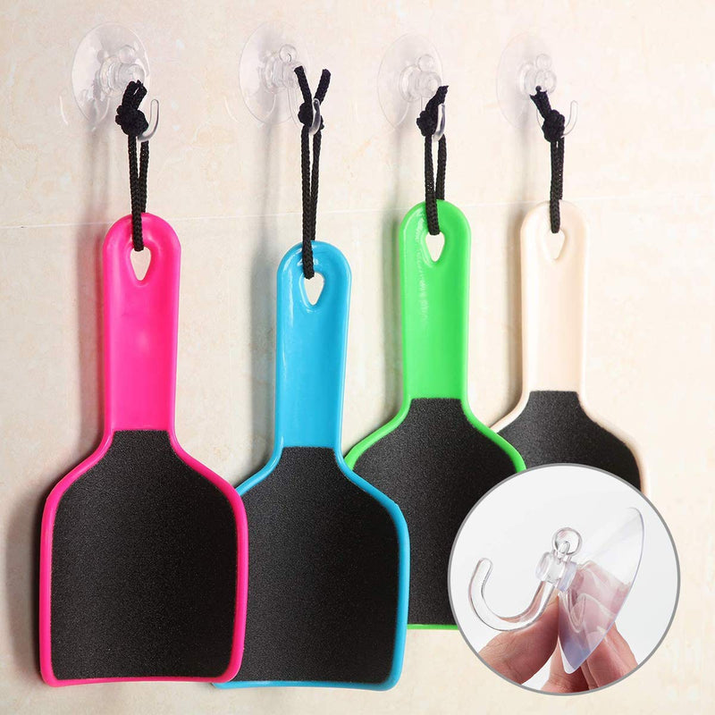 Suction Cup Hooks Clear Plastic Sucker Pads for Window Glass Shower Bathroom Kitchen Wall with 4 Styles 60 mm 50 mm 40 mm 30 mm Support Festivals Parties Events Theme Carnival Decorations (30 mm) - BeesActive Australia