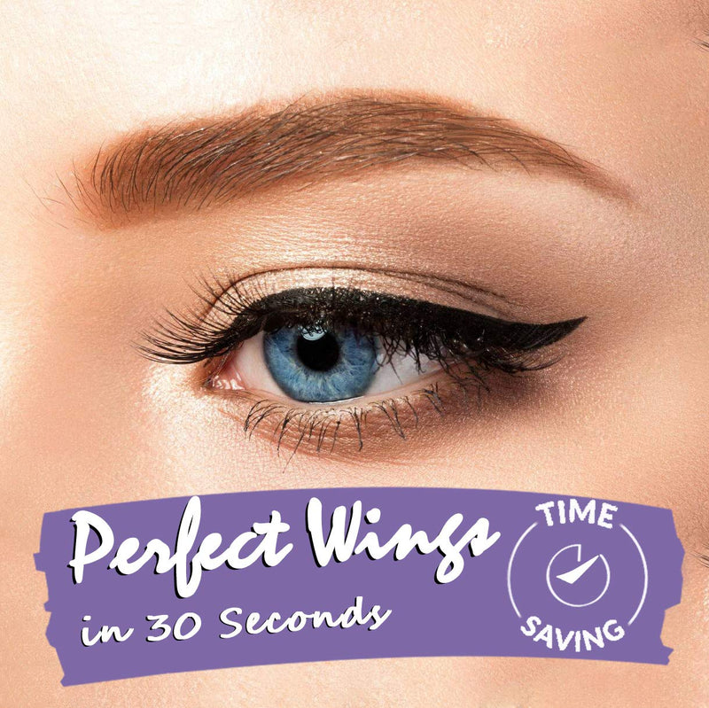 iMethod Eyeliner Stamp - 2021 NEW 2 Pens Winged Eyeliner Stamp, for All Eye Shapes, Winged Eyeliner Stamp, Perfect Wing Cat Eye Liner, Waterproof & Smudge-proof, 10 mm - BeesActive Australia