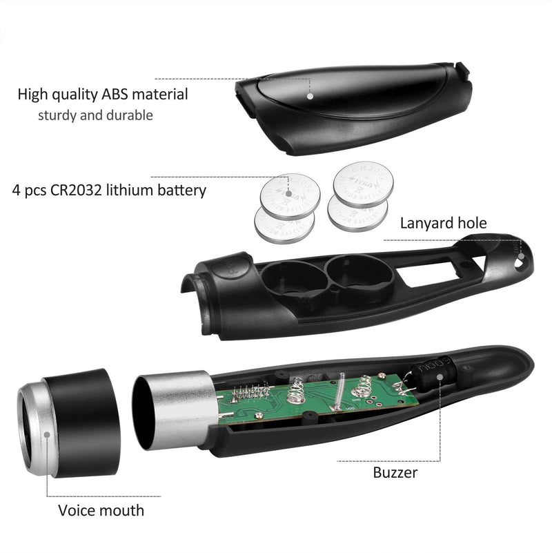 Electronic Whistle for Referee Coach PE Teacher Pet Electric Blowless Whistle with Lanyard for Indoor Outdoor Games Sports Camping Hiking Boating Emergency 3 Tones High Volume Mouth Free - BeesActive Australia