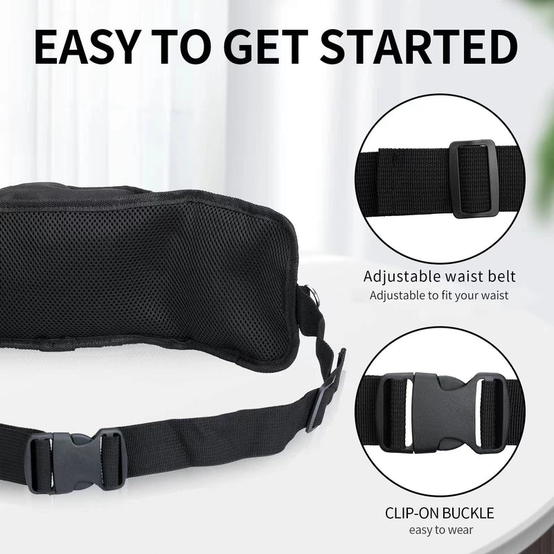 FUNPIEXO Treat Bag for Dog Training,Built in Water Bottle Holder,Poop Bag Dispenser,Compartment Large Capacity Dog Treat Pouch,Easy to Carry - BeesActive Australia