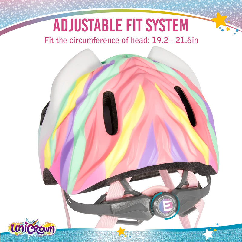 PATHLANE Kids Helmet Unicorn Bicycle Helmet for Girl Boy, CPSC and ASTM Safety Certified Children's Helmets for 3-8 Years Multi-Sport Bike Helmet for Skateboard Skating Scooter Colour - BeesActive Australia