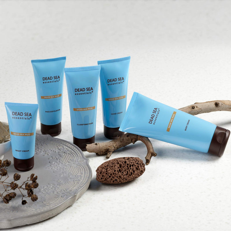 Dead Sea Essentials Mud Face Exfoliator-Dead Sea Minerals & Mud Powered Facial Exfoliator-All Skin Types-Made in Israel-Clean Cruelty Free Skincare-Travel Ready – 3.38 Fl oz-100 ml - BeesActive Australia