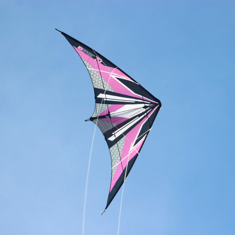 [AUSTRALIA] - WindNSun Ez Sport 70 Polyester Ripstop Stripe Dual Control Sport Kite, Hex Purple 