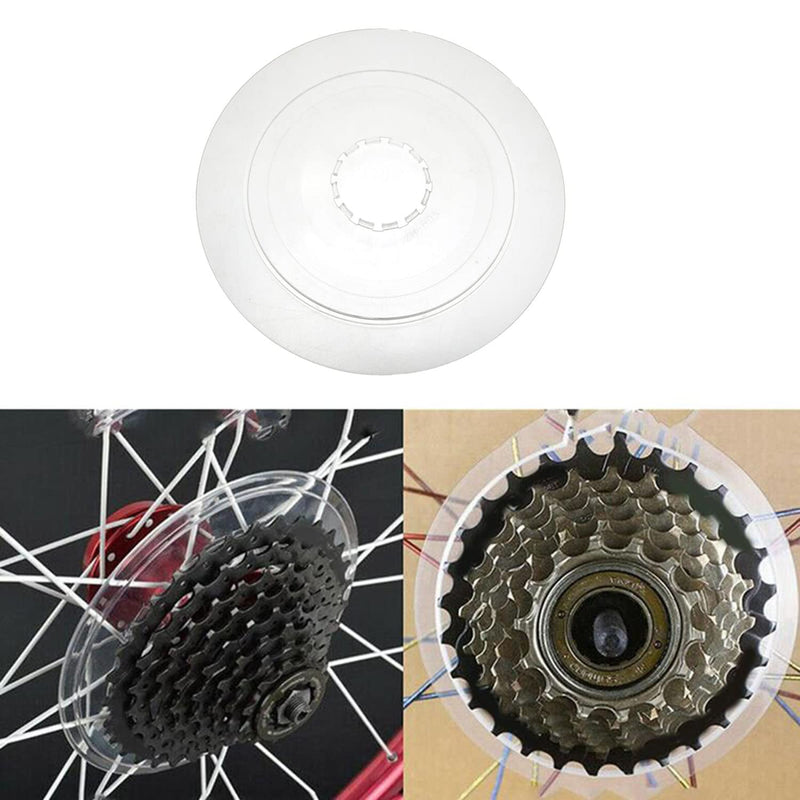 Pro Bamboo Kitchen Bicycle Freewheel Spoke Protector 164mm Rear Free Hub Freewheel Protector Mountain Bike Rotary Freewheel Protector - BeesActive Australia