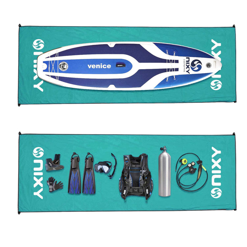 NIXY Landing Mat® Paddle Board Ground Tarp 142? x 57?, Quick Drying, Durable, Sand and Dirt Resistant, Nylon, Best for Water Gear - BeesActive Australia