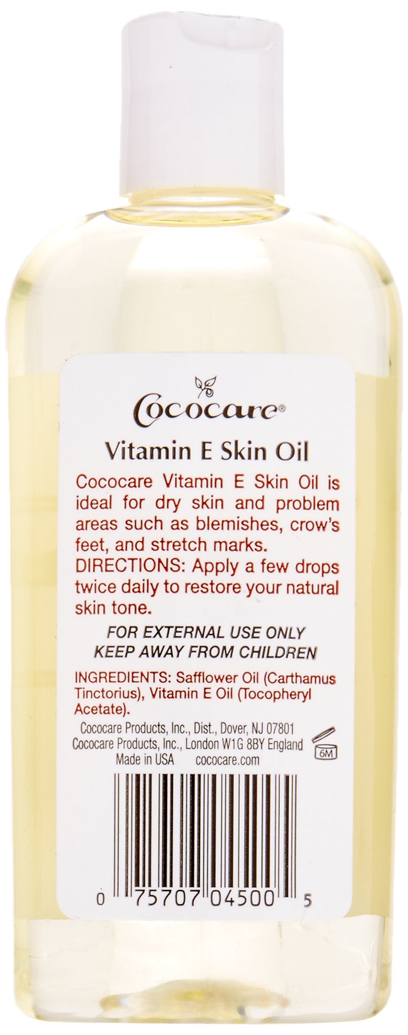 Cococare Vitamin E Skin Oil, 4 Oz 4 Fl Oz (Pack of 1) - BeesActive Australia