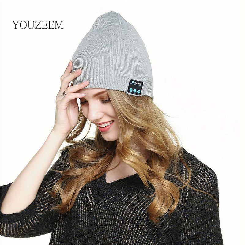 Youzeem Bluetooth Beanie Hat, Wireless Headphone Beanie，Running hat Mens Outdoor Gifts for Men， Unique Gifts for her mom for Women Gifts ，Cool Tech Gifts for Him - BeesActive Australia