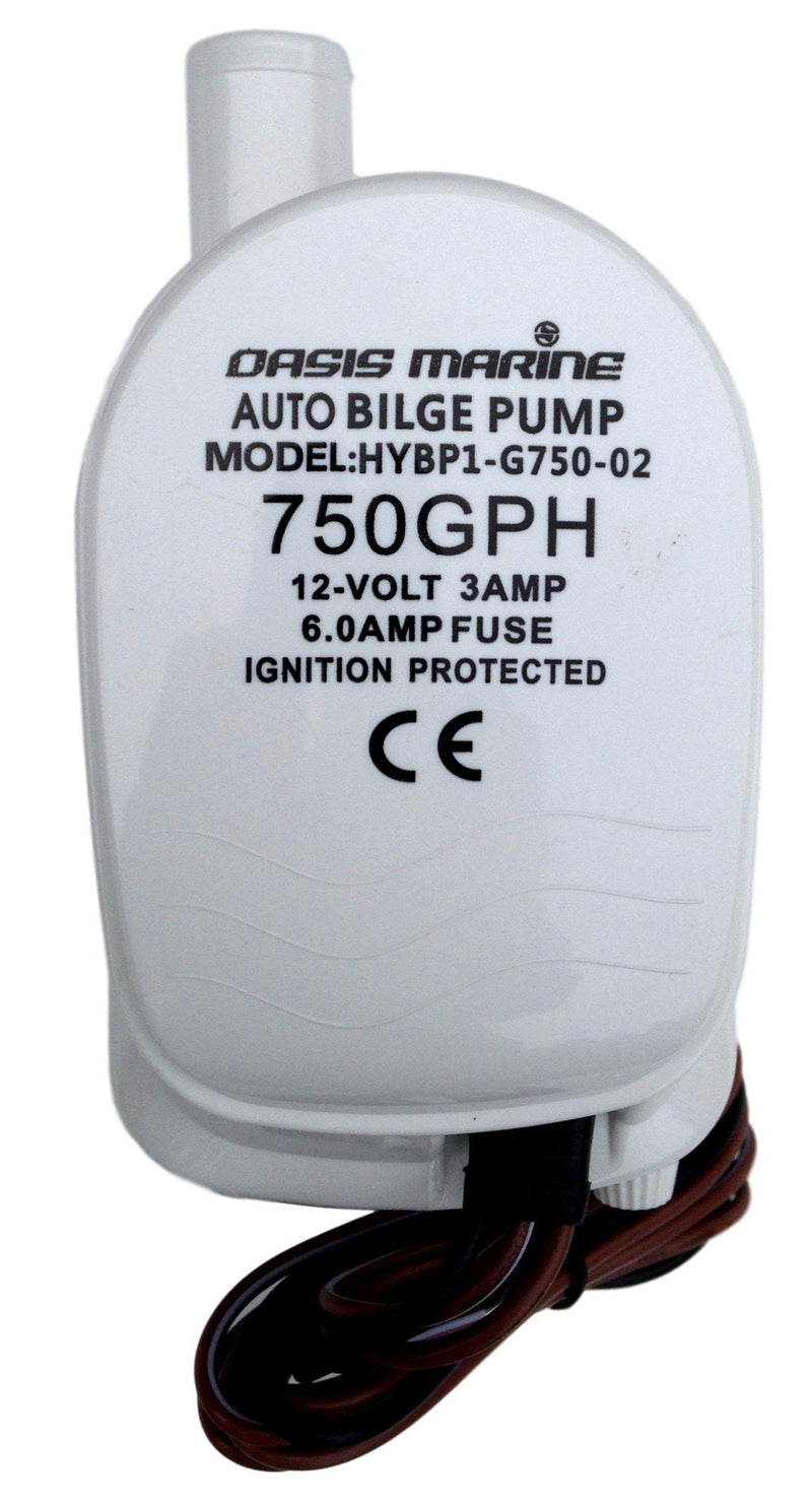 OASIS MARINE Automatic Submersible Boat Bilge Water Pump 12v 750 GPH Automatic with Float Switch Built in 3/4 inch Outlet - BeesActive Australia