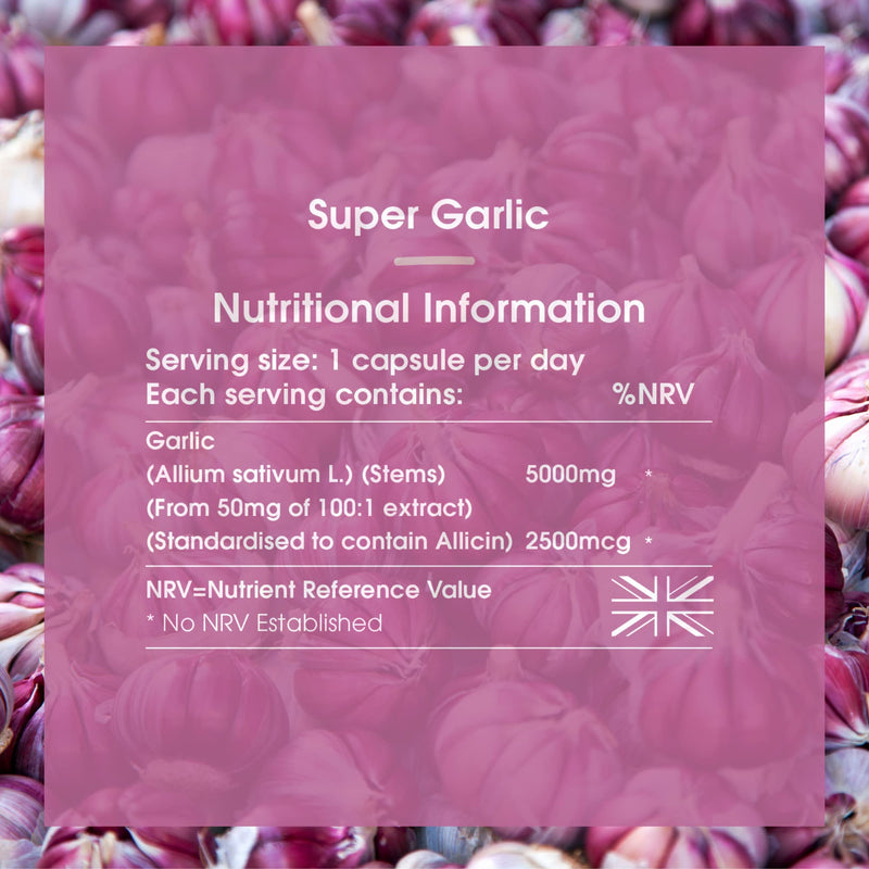 INNOPURE Odourless Garlic 5000mg (240 Capsules) Vegetarian Society Certified - Made in The UK (2 Pack) 0 Count (Pack of 1) - BeesActive Australia