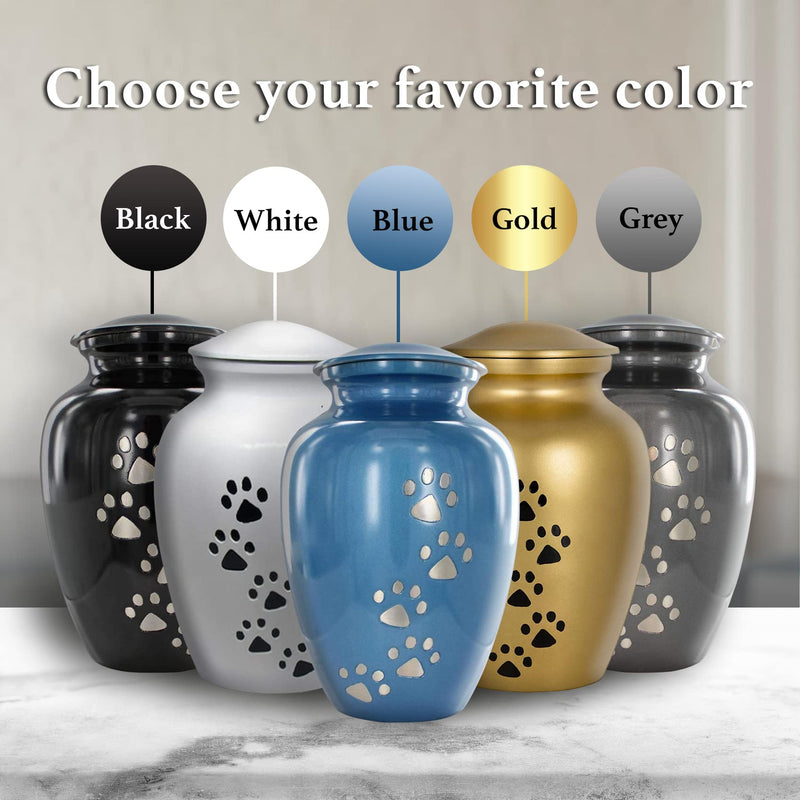 Trupoint Memorials Small Pet Urn for Dogs and Cats Ashes – A Loving Resting Place for Your Special pet – for Small Pets up to 17 Pounds Blue to 17 Pounds - BeesActive Australia