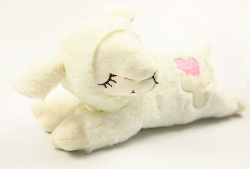 Hana Panda Heartbeat Stuffed Puppy Toy Snuggle Sheep Pet Behavioral Sleep Aid Dog Toy - BeesActive Australia