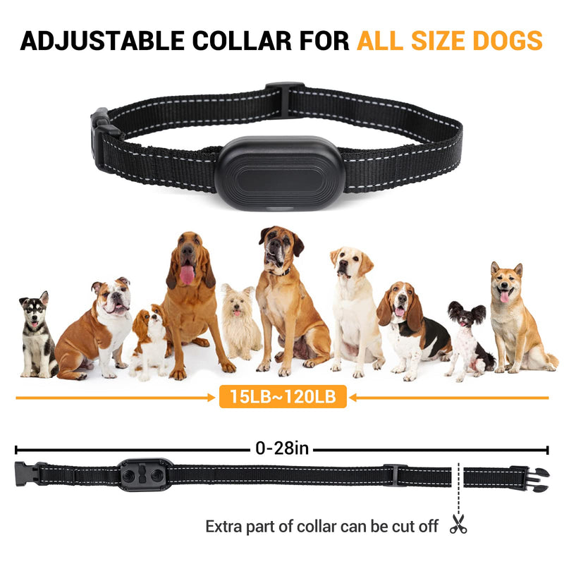 USCAMEL Dog Training Collar - Beep, Vibration, Shock 3 Mode, 99 Level, Waterproof, Rechargeable, with Safety Light, Keypad Lock, Humane Shock Collar with Remote, 984ft Remote Range For 1 Dog - BeesActive Australia